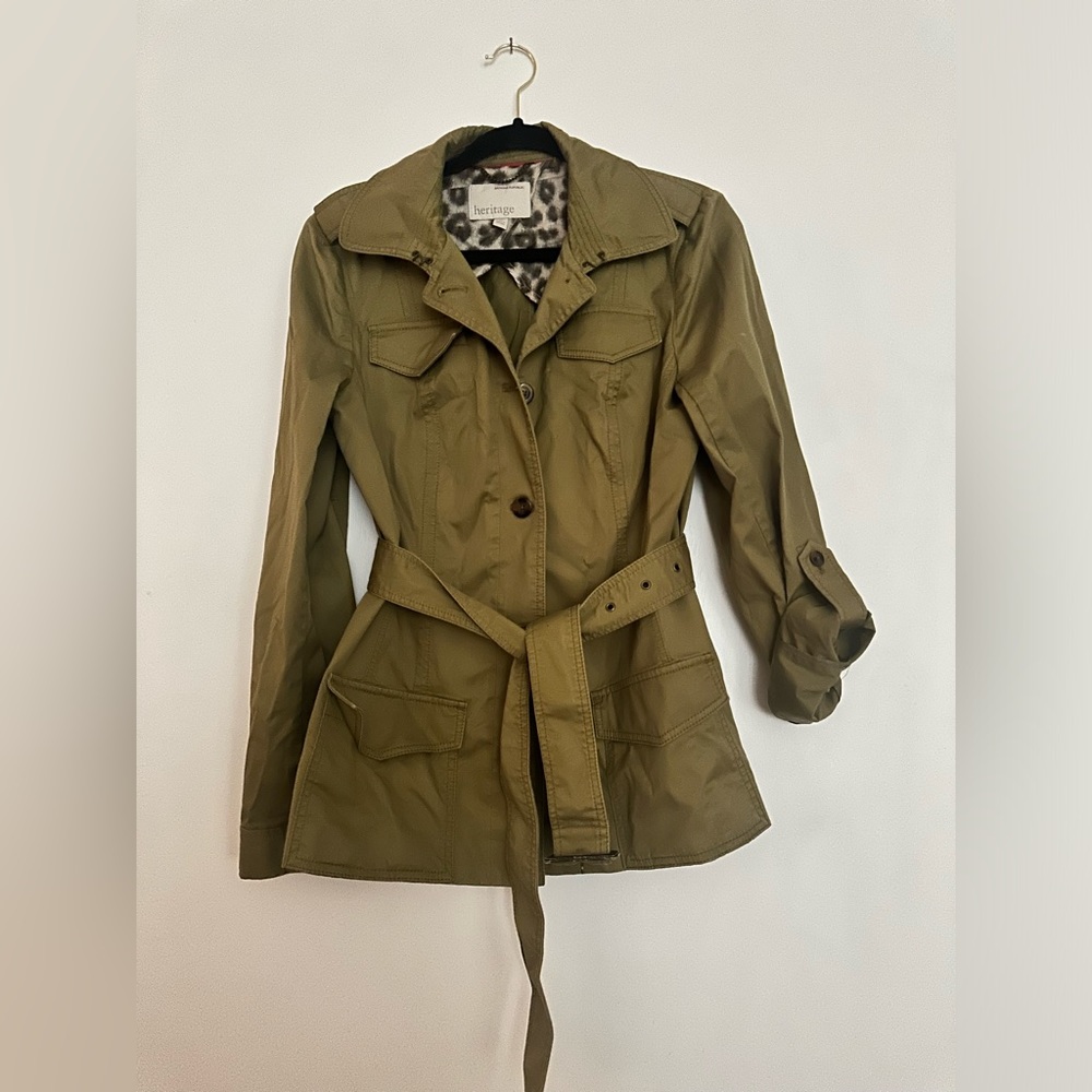 Banana Republic Heritage Line Cropped Trench